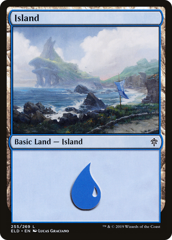 Island (255) [Throne of Eldraine]