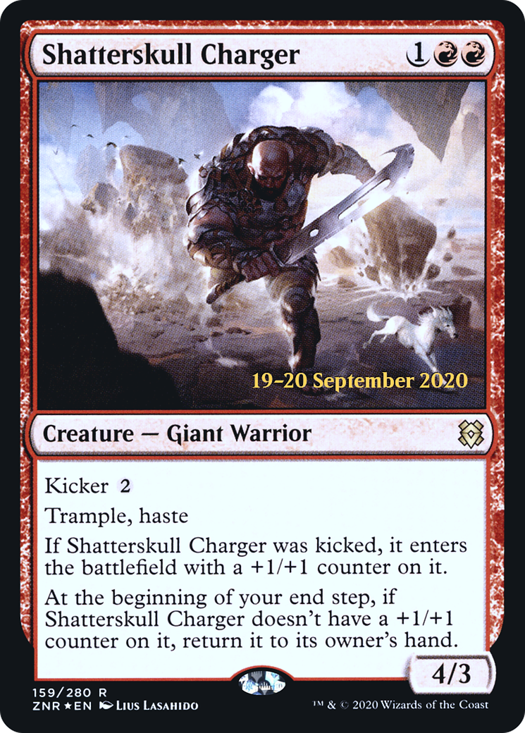 Shatterskull Charger  [Zendikar Rising Prerelease Promos]