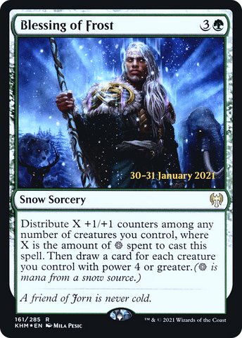 Blessing of Frost  [Kaldheim Prerelease Promos]