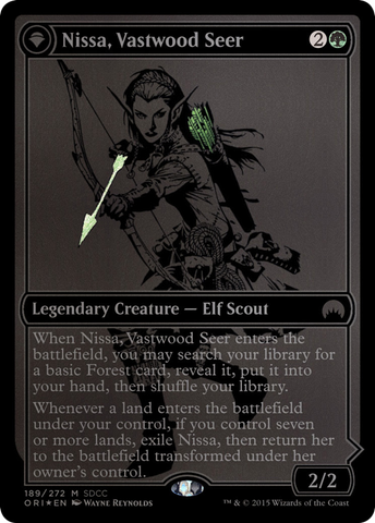 Nissa, Vastwood Seer // Nissa, Sage Animist [San Diego Comic-Con 2015]