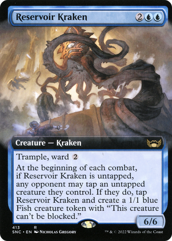 Reservoir Kraken (Extended Art) [Streets of New Capenna]
