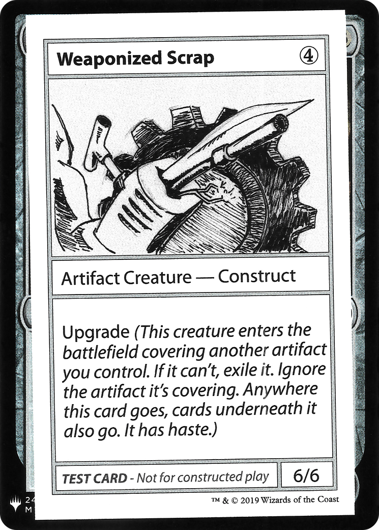 Weaponized Scrap [Mystery Booster Playtest Cards]