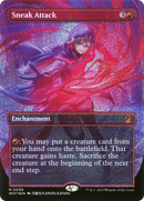 Sneak Attack (Anime Borderless) (Confetti Foil) [Wilds of Eldraine: Enchanting Tales]