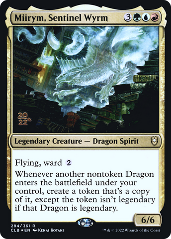 Miirym, Sentinel Wyrm [Commander Legends: Battle for Baldur's Gate Prerelease Promos]