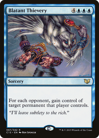 Blatant Thievery [Commander 2015]