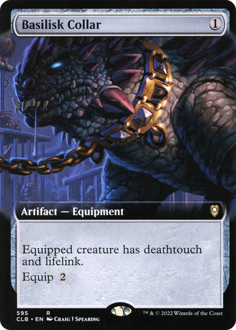 Basilisk Collar (Extended Art) [Commander Legends: Battle for Baldur's Gate]