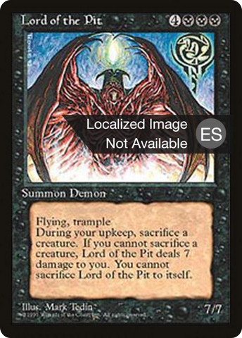 Lord of the Pit [Fourth Edition Foreign Black Border]