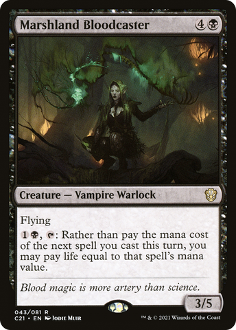 Marshland Bloodcaster [Commander 2021]