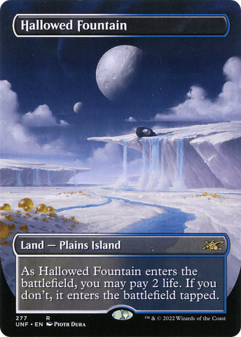 Hallowed Fountain (Borderless) [Unfinity]