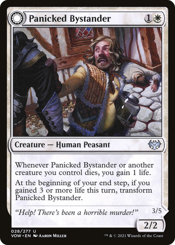 Panicked Bystander // Cackling Culprit [Innistrad: Crimson Vow]