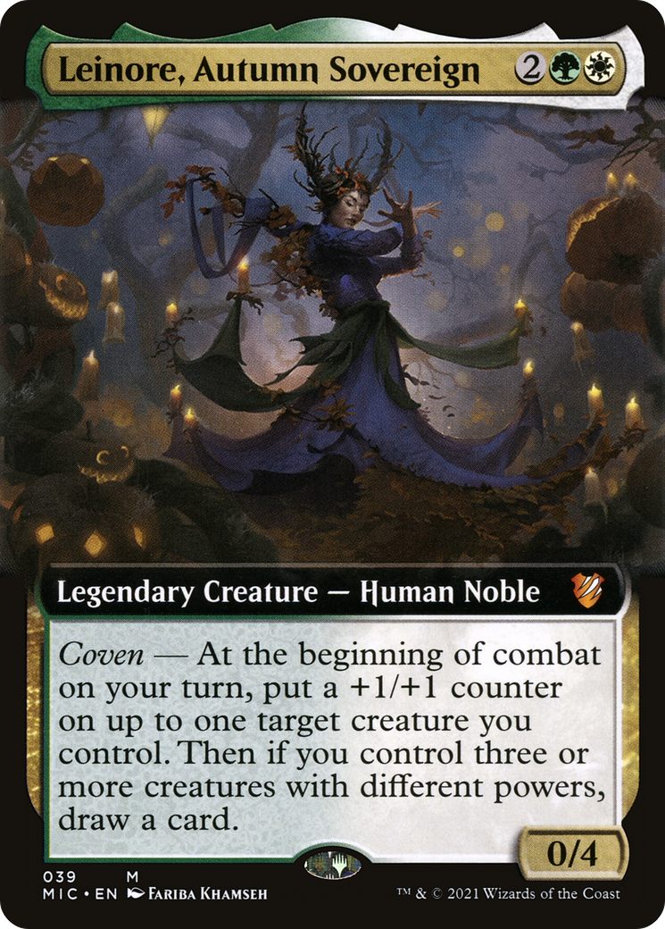 Leinore, Autumn Sovereign (Extended) [Innistrad: Midnight Hunt Commander]