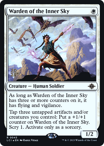 Warden of the Inner Sky [The Lost Caverns of Ixalan Prerelease Cards]