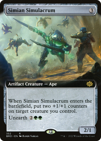 Simian Simulacrum (Extended Art) [The Brothers' War]