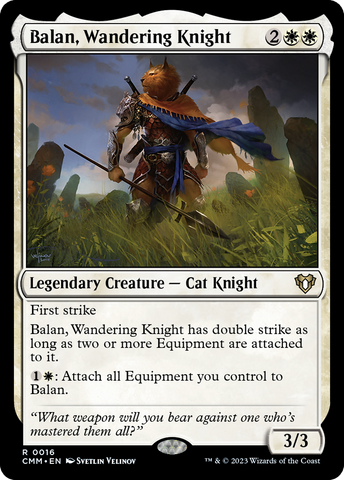 Balan, Wandering Knight [Commander Masters]