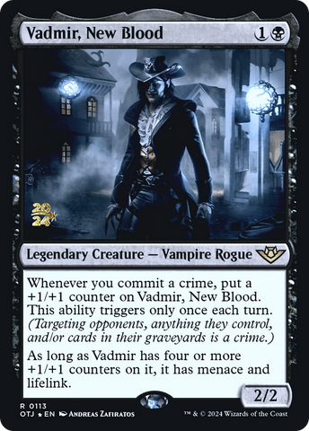 Vadmir, New Blood [Outlaws of Thunder Junction Prerelease Promos]