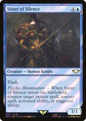 Sister of Silence (Surge Foil) [Universes Beyond: Warhammer 40,000]