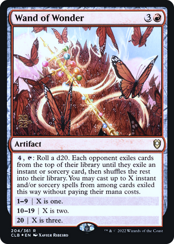 Wand of Wonder [Commander Legends: Battle for Baldur's Gate Prerelease Promos]