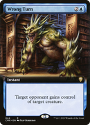 Wrong Turn (Extended Art) [Commander Legends]