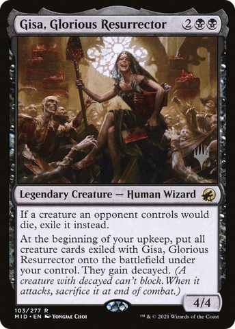 Gisa, Glorious Resurrector (Promo Pack) [Innistrad: Midnight Hunt Promos]