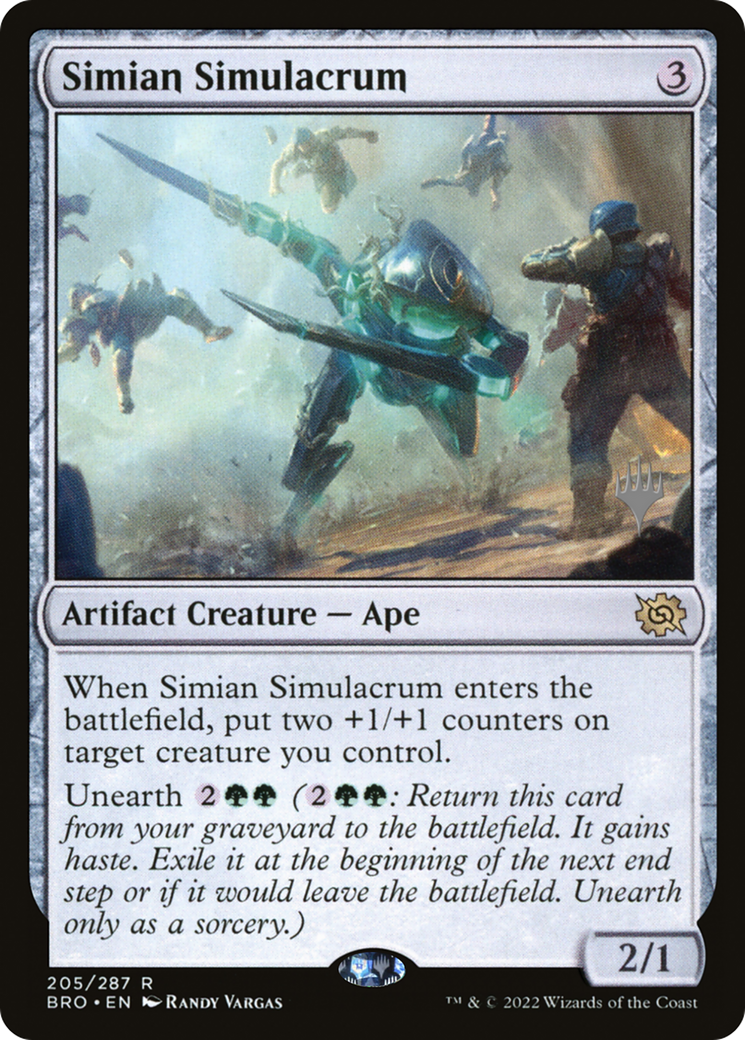 Simian Simulacrum (Promo Pack) [The Brothers' War Promos]