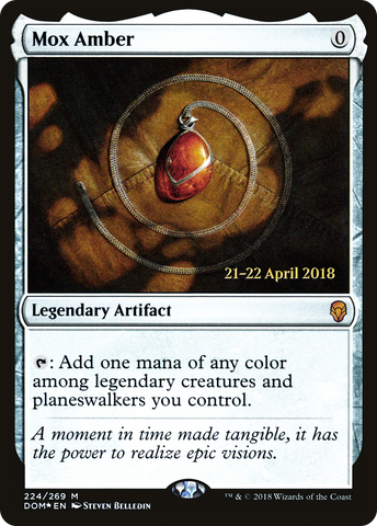 Mox Amber  [Dominaria Prerelease Promos]