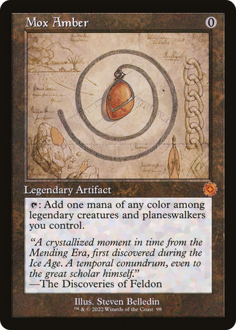 Mox Amber (Retro Schematic) [The Brothers' War Retro Artifacts]