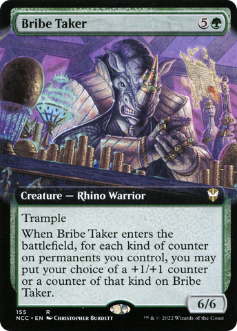 Bribe Taker (Extended Art) [Streets of New Capenna Commander]