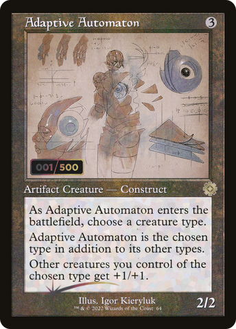 Adaptive Automaton (Retro Schematic) (Serial Numbered) [The Brothers' War Retro Artifacts]