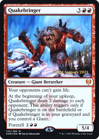 Quakebringer  [Kaldheim Prerelease Promos]