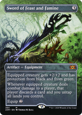 Sword of Feast and Famine (Borderless) [Double Masters]