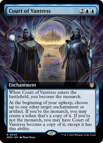Court of Vantress (Extended Art) [Wilds of Eldraine Commander]