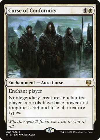 Curse of Conformity [Innistrad: Midnight Hunt Commander]