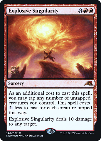 Explosive Singularity [Kamigawa: Neon Dynasty Prerelease Promos]
