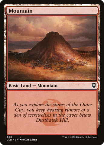 Mountain (463) [Commander Legends: Battle for Baldur's Gate]
