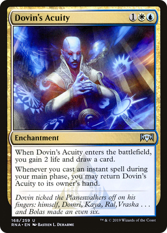 Dovin's Acuity [Ravnica Allegiance]
