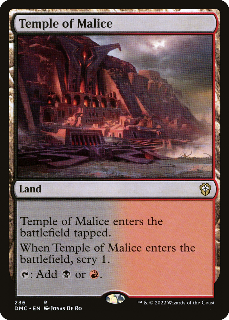 Temple of Malice [Dominaria United Commander]