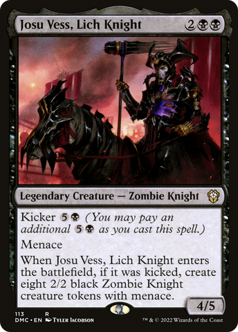 Josu Vess, Lich Knight [Dominaria United Commander]