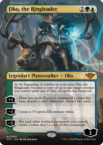 Oko, the Ringleader (Borderless) [Outlaws of Thunder Junction]