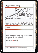 Aggressive Crag [Mystery Booster Playtest Cards]