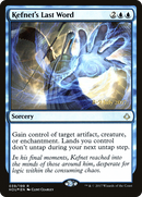Kefnet's Last Word  [Hour of Devastation Prerelease Promos]