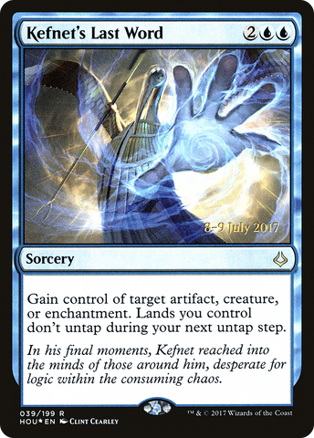 Kefnet's Last Word  [Hour of Devastation Prerelease Promos]