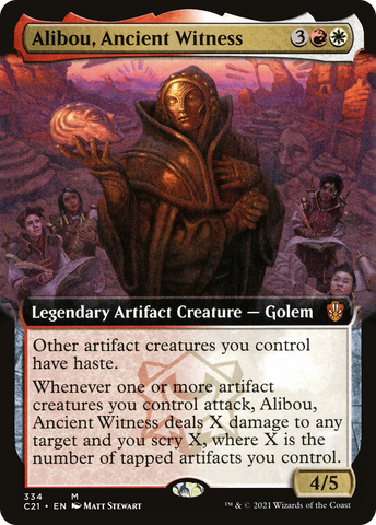 Alibou, Ancient Witness (Extended) [Commander 2021]