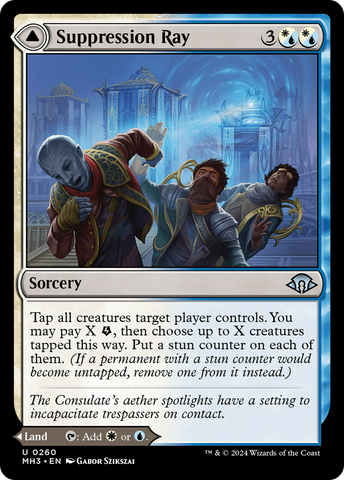 Suppression Ray // Orderly Plaza [Modern Horizons 3]