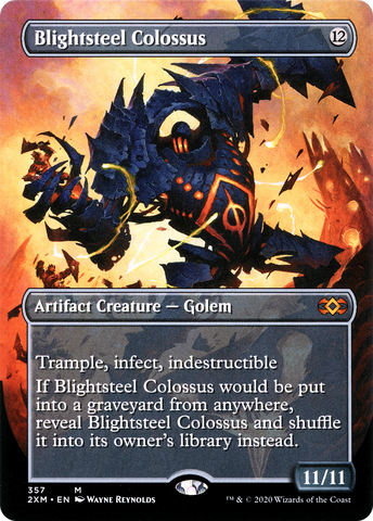 Blightsteel Colossus (Showcase) [Double Masters]