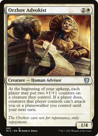 Orzhov Advokist [Innistrad: Midnight Hunt Commander]