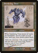 Sundering Titan (Retro Schematic) (Serial Numbered) [The Brothers' War Retro Artifacts]