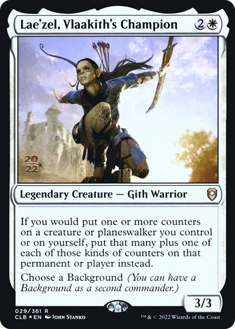 Lae'zel, Vlaakith's Champion [Commander Legends: Battle for Baldur's Gate Prerelease Promos]