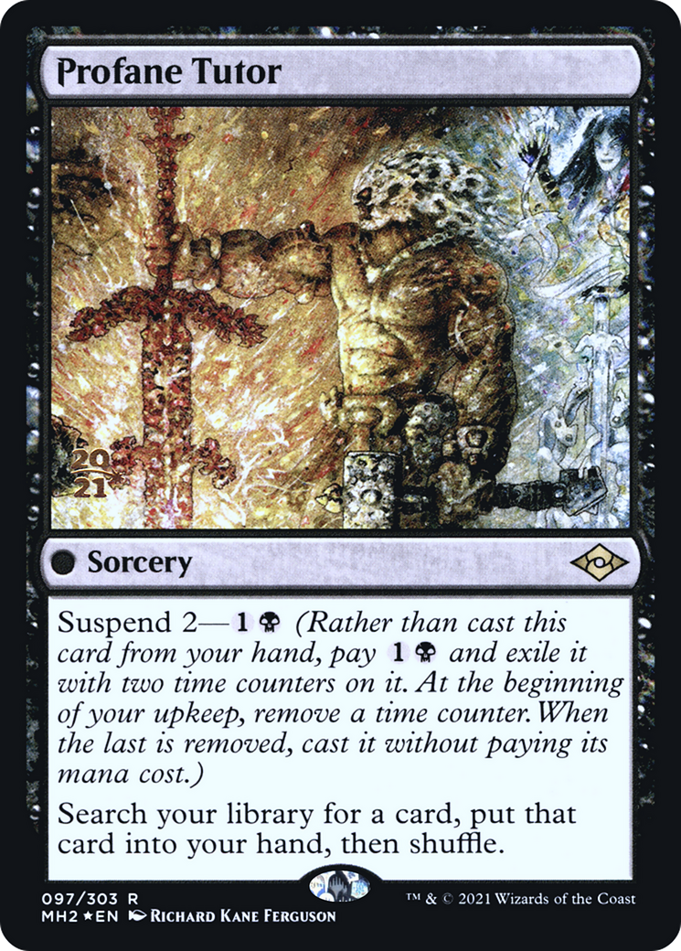 Profane Tutor [Modern Horizons 2 Prerelease Promos]
