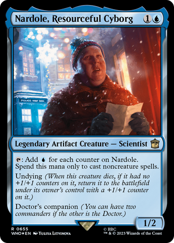 Nardole, Resourceful Cyborg (Surge Foil) [Doctor Who]
