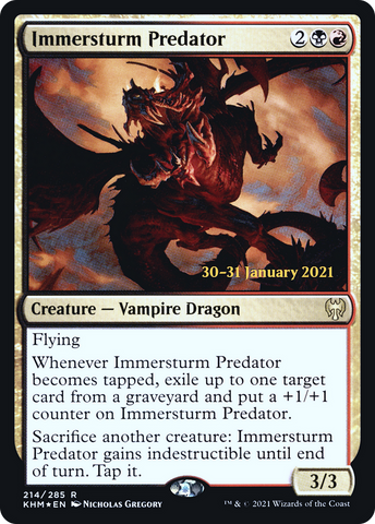 Immersturm Predator  [Kaldheim Prerelease Promos]
